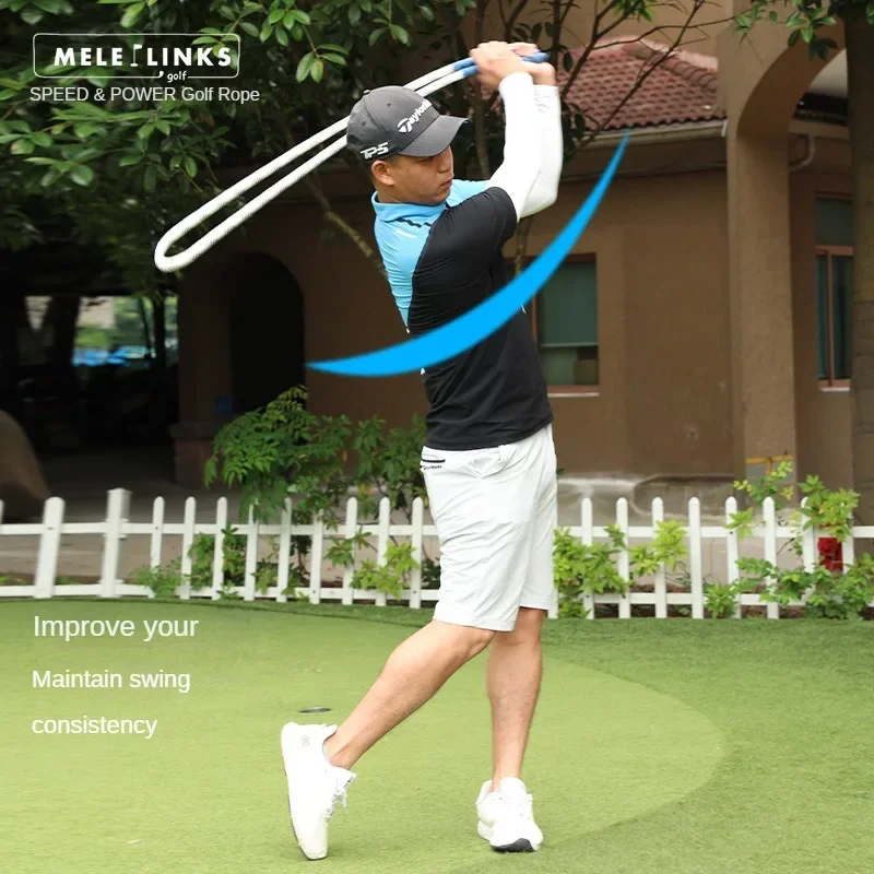 Golf Assistance Golf Swing Training Aid Practice Rope Trainer Exercises Rope Practice Supplies for Flexibility Rhythm Speed