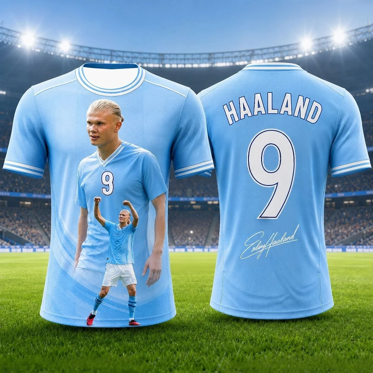 Haaland Commemorative 2026 Men Football Jersey Athletic Soccer Shirt for Fans Outdoor Practice Running and Sports Activities