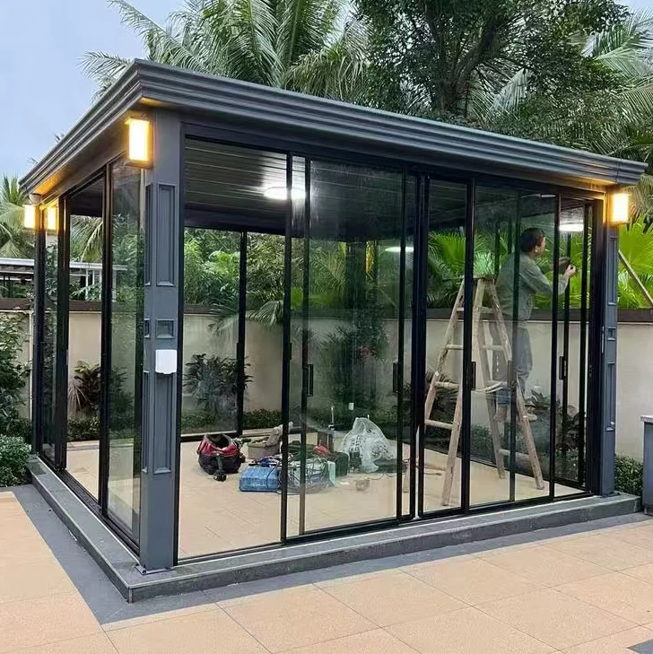 Modern new sunroom, using flip roof, improves your quality of life, suitable for leisure timepromote sales