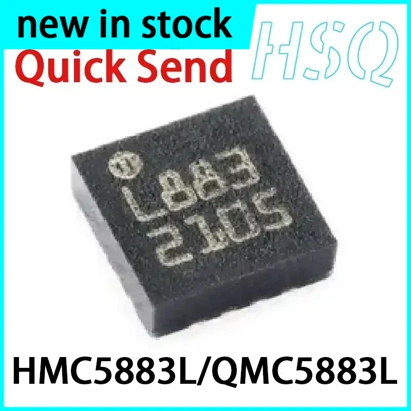 1PCS HMC5883L Silk Screen L883 QMC5883L 5883 Three-axis Magnetic Sensor Electronic Compass in Stock
