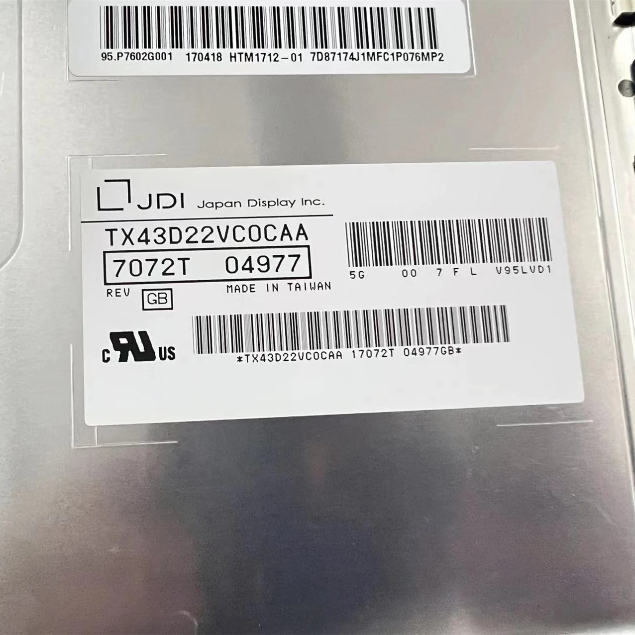 Originele 17-Inch TX43D22VC0CAA Lcd-scherm