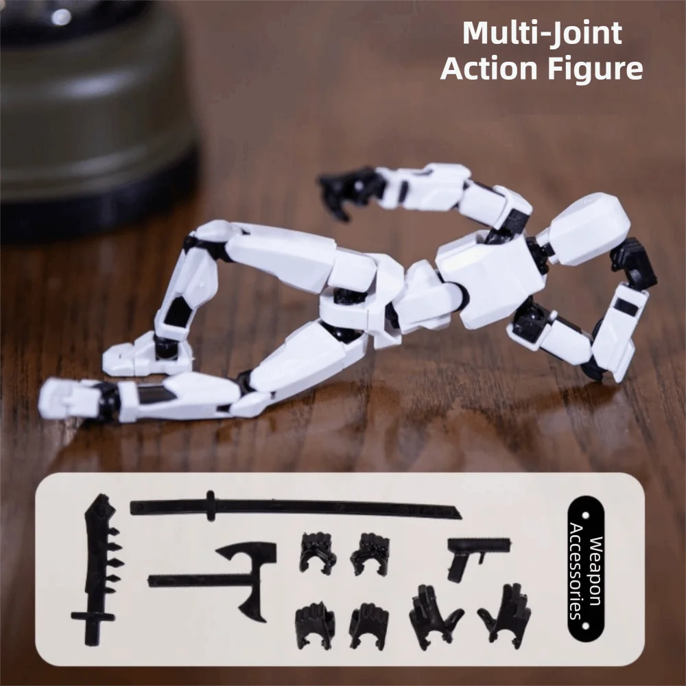 Bewegliches Modell Mehrfach Gelenkter Roboter Multi-Gelenk Mobiler Handlicher 3D-Gedruckter Mannequin Transformations-Roboter Actionfigur