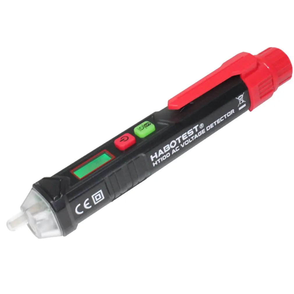 HT100 Non-contact Test Pen High-precision Sound and Light Alarm Multi-function Digital Display Induction Test Pen