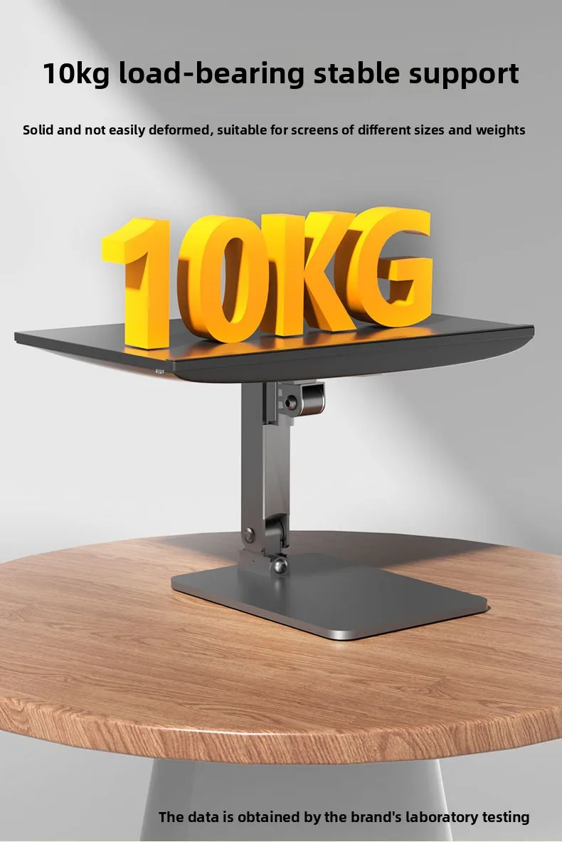 11.6/15.6/21.5/32inch Desktop Adjustable Angle Computer Monitor Stand Aluminum Alloy Foldable Portable Desk Monitor Riser Stand view 6