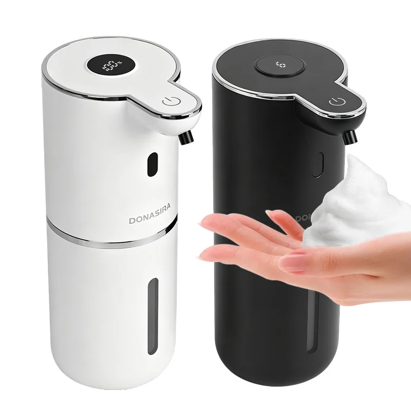 380ML P18 Digital Display 6-Levels Adjustable Foam/Liquid Control Waterproof Automatic Sense Soap Dispenser For Kitchen Bathroom