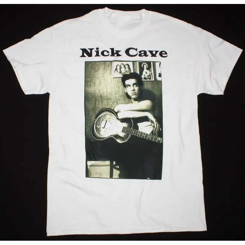 

Vtg NICK CAVE Music Lover Хлопковая белая футболка всех размеров LL162