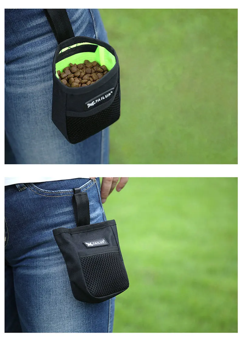 Tragbare Outdoor-Trainings-Hundesnacktasche, Haustierzubehör, hohe Verschleißfestigkeit, großes Fassungsvermögen, Belohnungstaschen für Welpen, Hüfttasche, langlebig – Detail 8