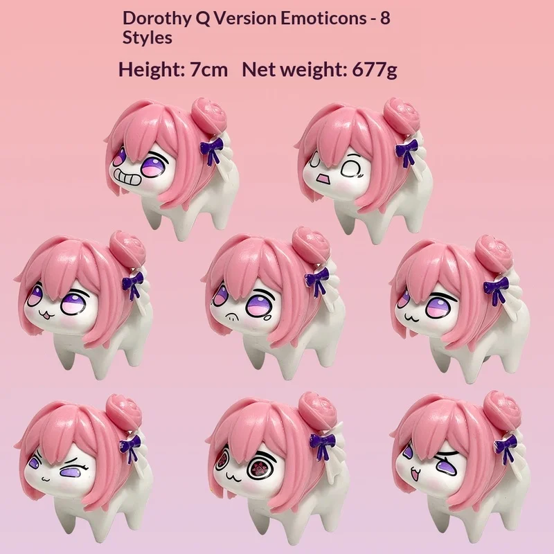 

Princess Goddess Style Anime Figure Pink Dog Collectible Statue Cute Art Toy Desktop Decoration Gift For Home Office Display