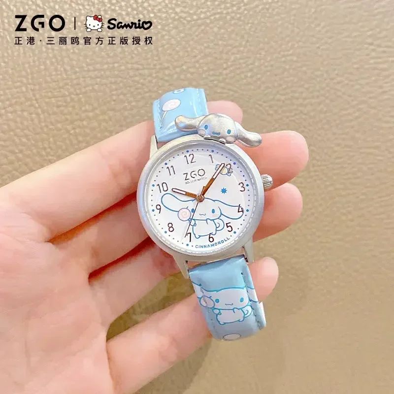 Sanrio série ZGOx relógio feminino, colegial, Jade Guigou, impermeável Cartoon Quartz Watch, novo