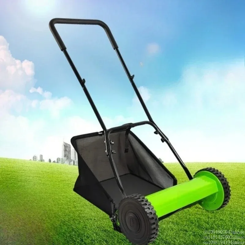 16T Manual Garden Sweeper, Leaf & Grass Push Lawn Sweeper, Efficient Cleaning Tool