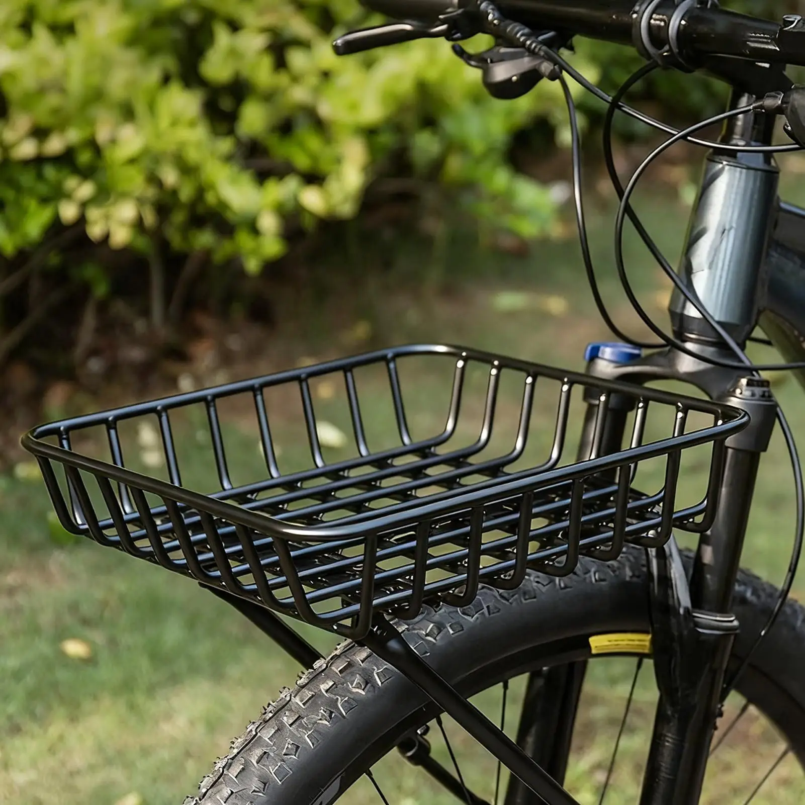 

Bike Front Basket Front Mount Bicycle Basket Cycling Handlebar Wire Cargo Racks Road Bike Handlebar Front Storage Rack Accessory