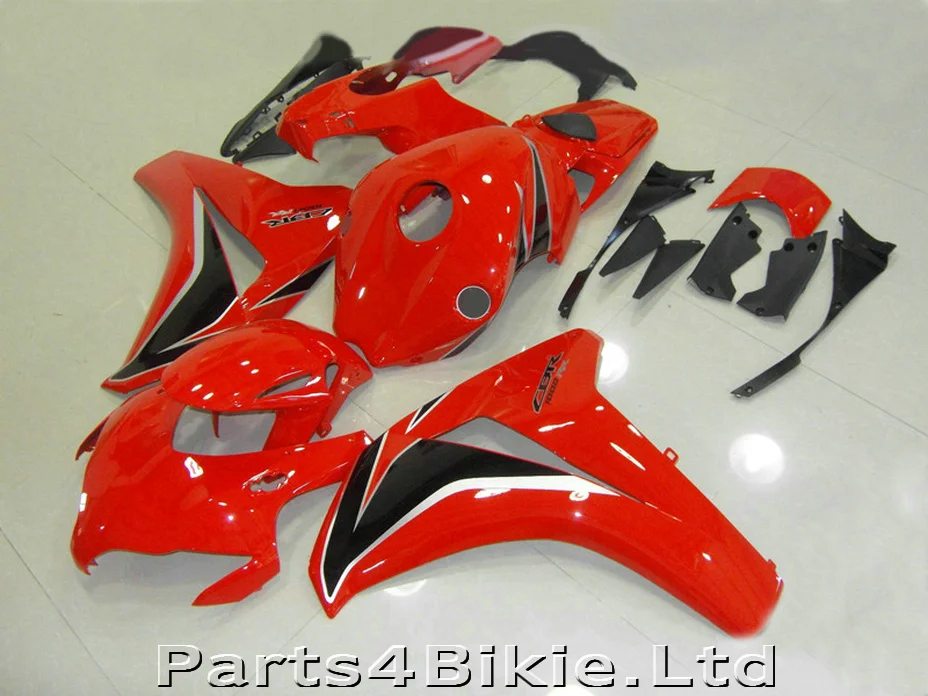 Injection Molded Fairing Kit Fit For Honda CBR1000RR 08 09 10 11 Red Black Fairings Set CBR 1000 RR 2008-2011 YJ07 image 2