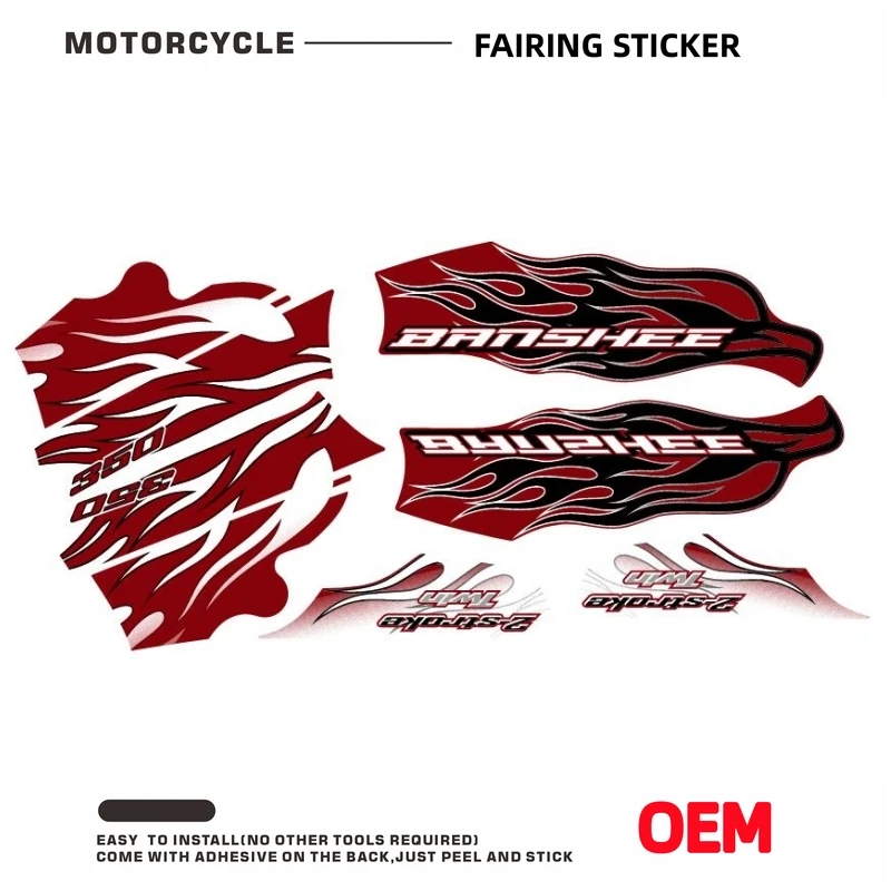 fit for Ultra Rare Banshee 350 2009 full Graphics Decals