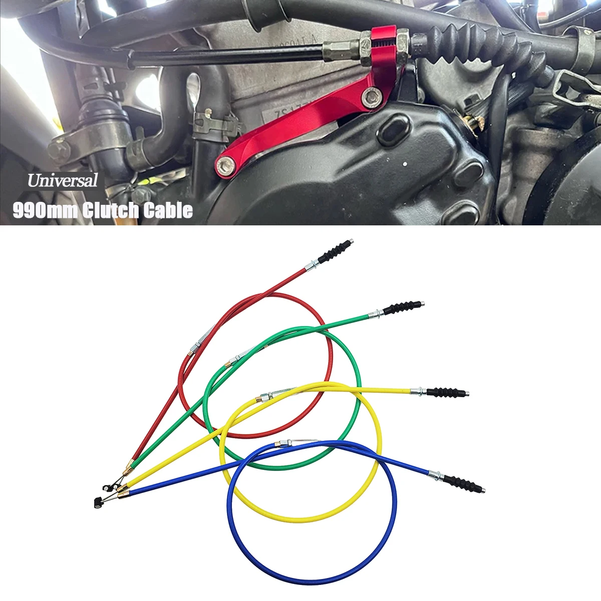 

Motorcycle ATV Clutch Cable 990mm Stroke Length For Honda Yamaha Kawasaki KTM Suzuki Dirt Bike Scooter Enduro Motocross Parts