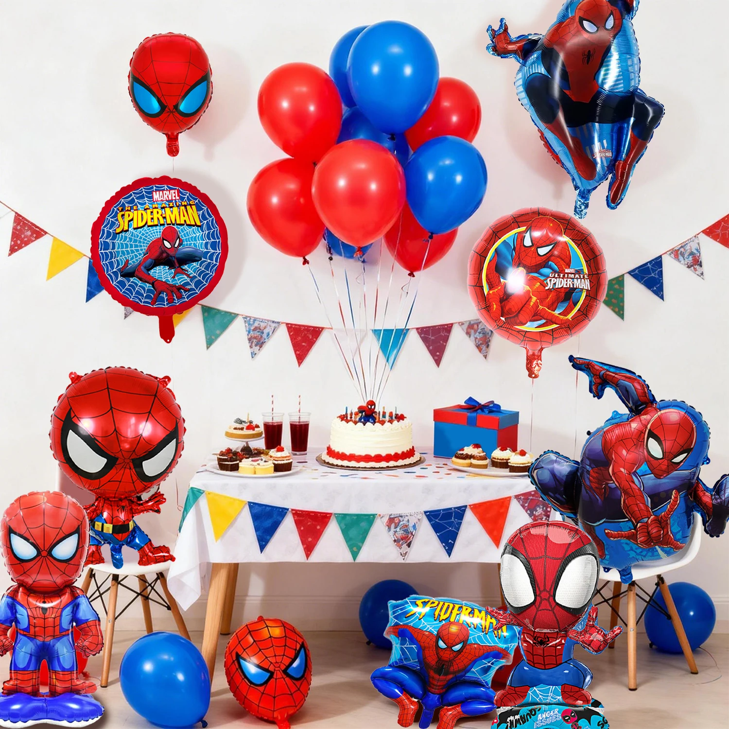 10 Pcs Spiderman Fo…