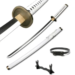 104cm Roronoa Zoro Katana Japanese Anime Character Cosplay Weapons Props Bamboo Blade Toy Sword with Belt and Sword Holder