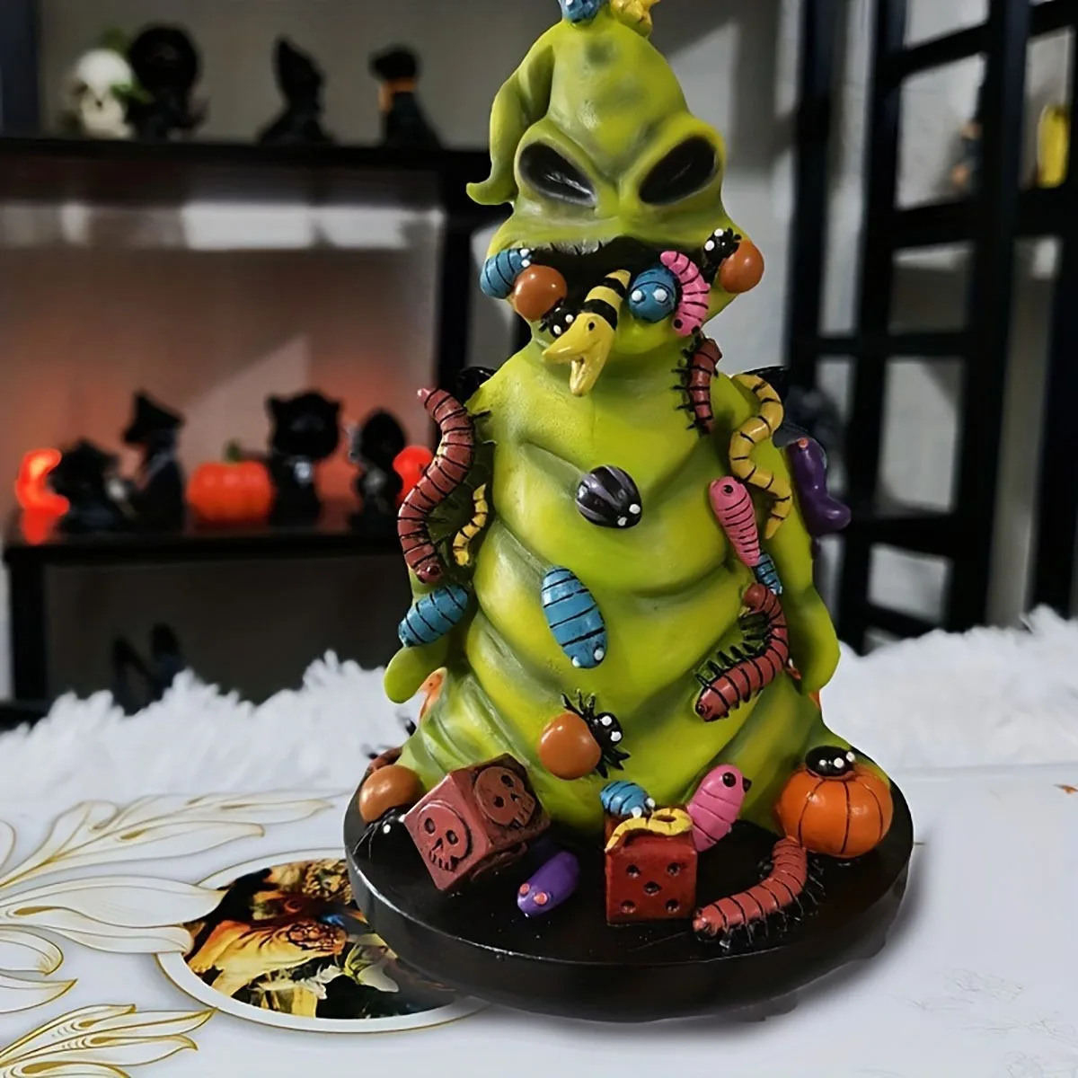 

Halloween Horror Rotten Bugs Resin Ornament Ghost Festival Home Party Atmosphere Decoration Horror Statue