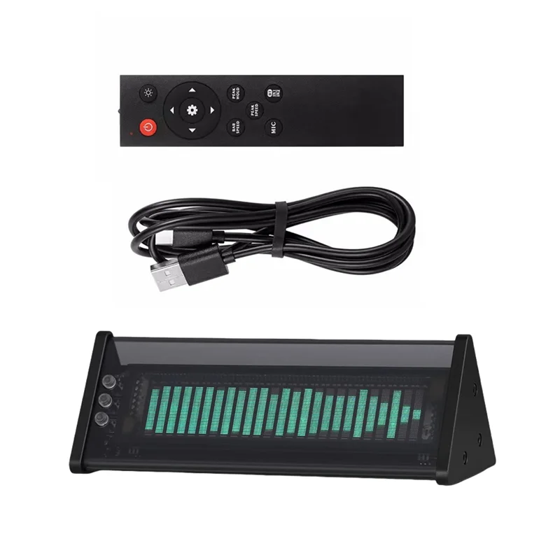 A69Z Desain Retro VFD Tampilan Spektrum Musik Layar Pengukur Tingkat Suara Pengalih Audio Bluetooth 5.0 Jam Desktop Remote Control