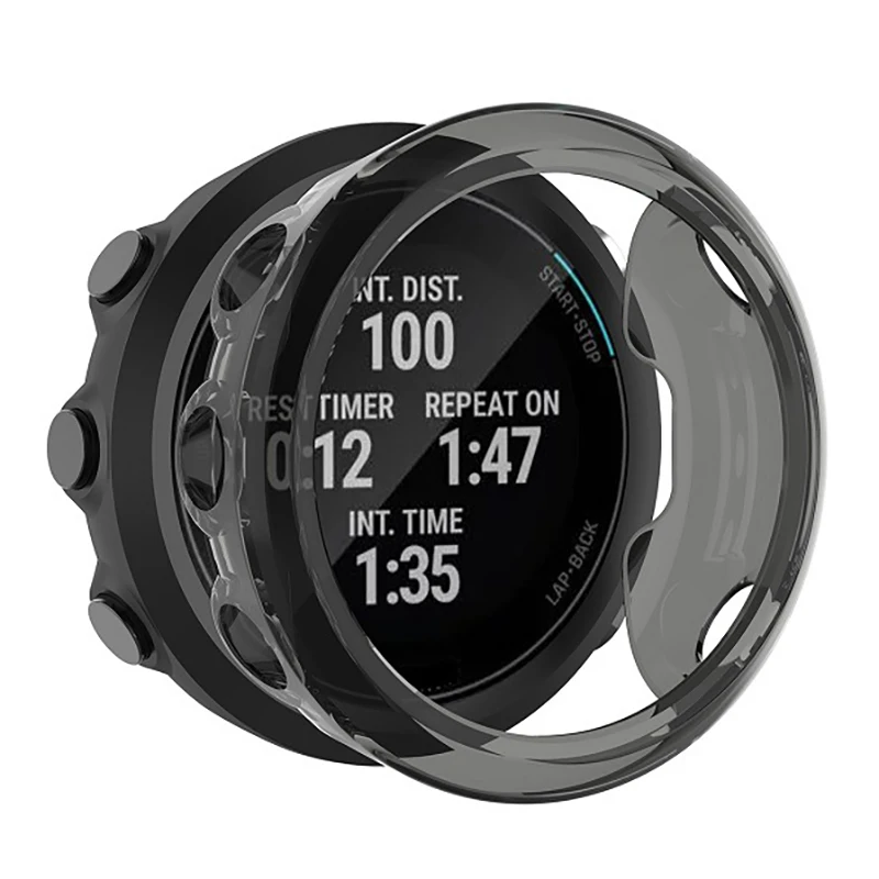 เคสป้องกันสุดฮอตสำหรับ Garmin SWIM 2, เคส TPU กันกระแทกสมาร์ทวอท์ชสำหรับ Garmin SWIM 2 Swim2