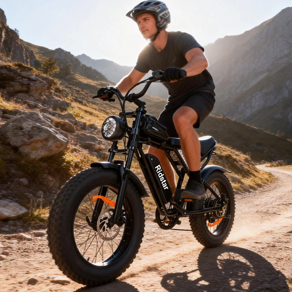 

Q20 Mini E Bike 20" 48v 15ah Hub Motor E-bike Ebike Electric Moped Hybrid Bicycle Electric Mountain Dirt Off-road Bike