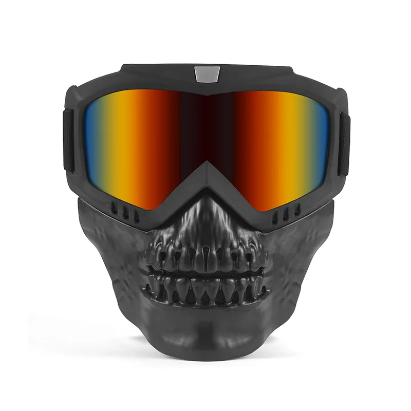 

One-Piece Detachable Motocross Mask, Wind Sand Proof, Comfortable Breathable for Off-Road Riding