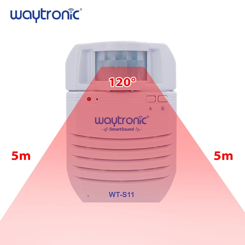 Detector de cuerpo humano infrarrojo PIR, reproductor de Audio activado por movimiento, altavoz con grabación de voz para sonido especial