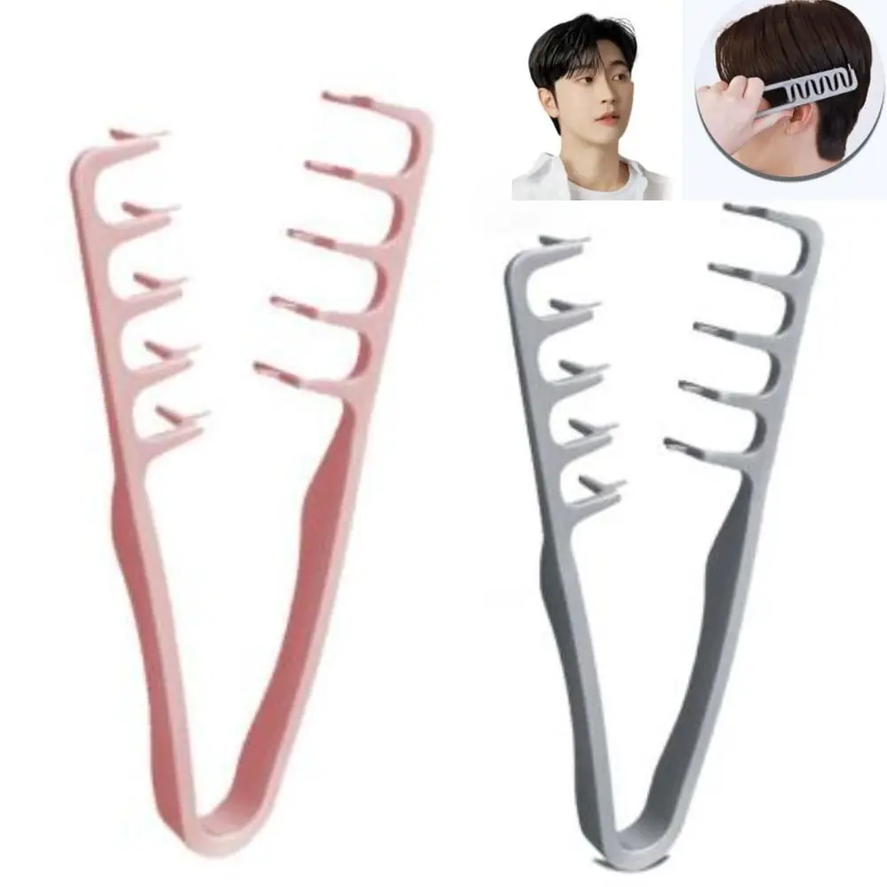Z-shaped Hair Combs Curly Volumizer Hairline Comb Slit Cover Brush Hair Care Tool Hair Styling Fluffy Roots Combs