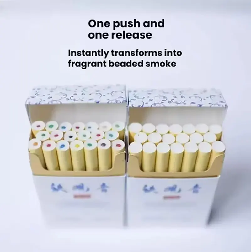 1000pcs DIY Cigarette Pops Beads Fruit Flavor Mint Flavor Mentha Cigarettes Holder flavour Capsule Filter Smoking accessories
