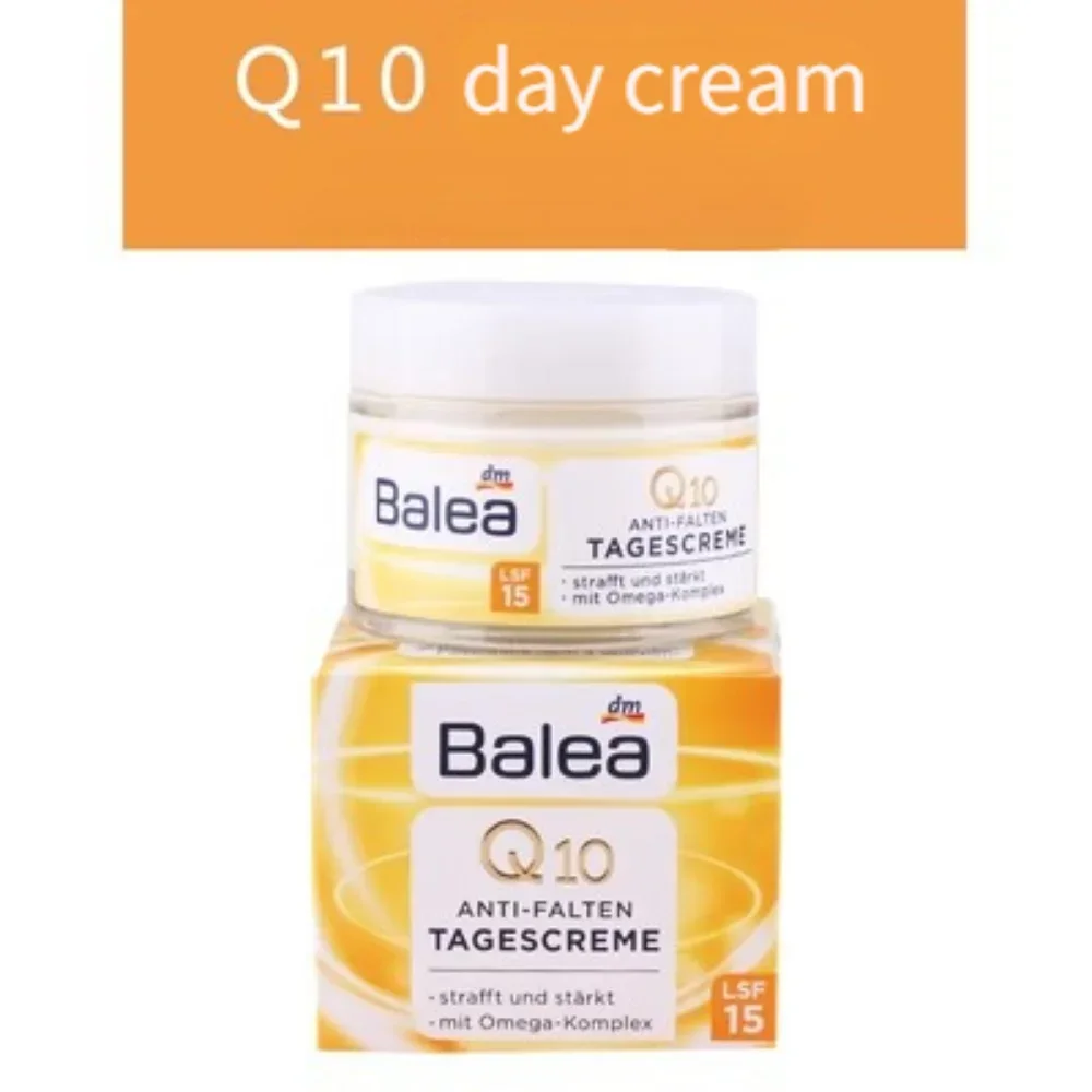 Germany Balea Coenzyme Q10 Day Cream+night Cream 2 Bottles Set Anti-wrinkle Moisturizing Hydration Repairing Skin Care Product