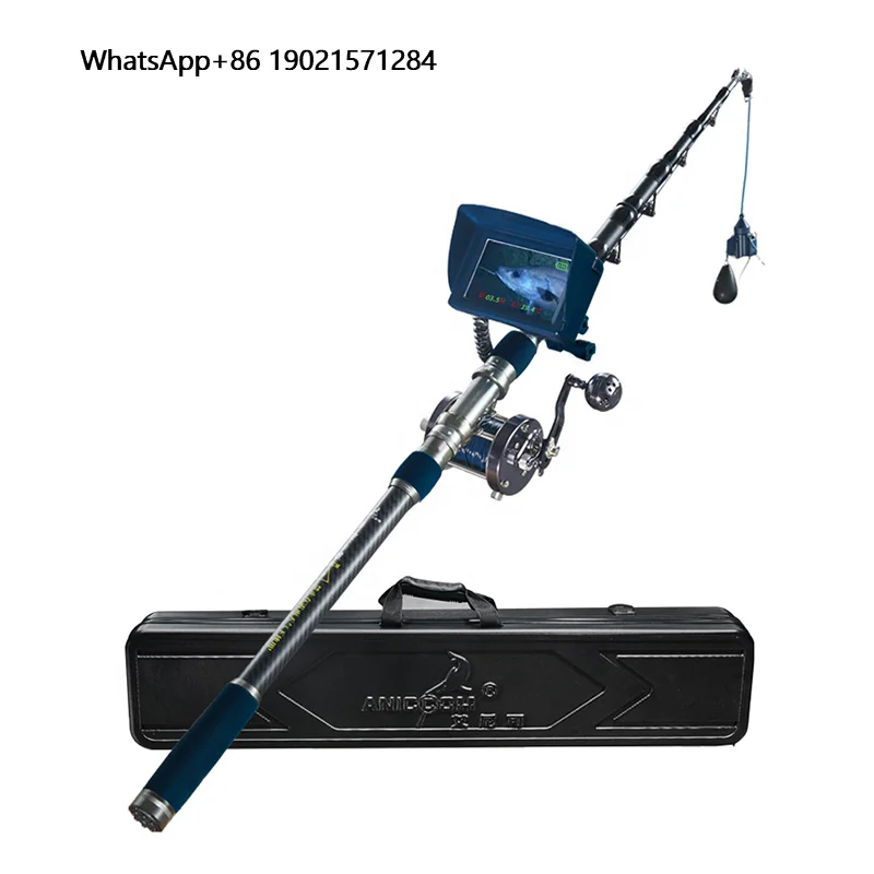 

ANICCOM Best Selling 1for Fishing Underwater 5'' HD Waterproof Underwater Fishing 1Rod Set for Fishing