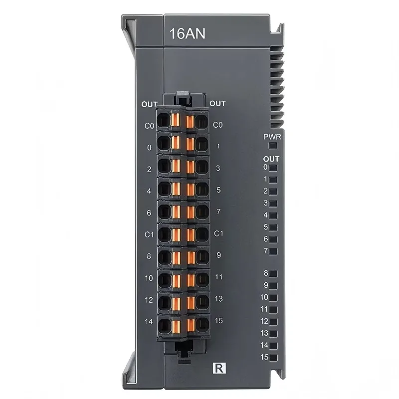 As Series PLC Digital I/O Output Module AS16AN01R-A with 110V/220V Operating Voltage and Ethernet/Modbus Communication