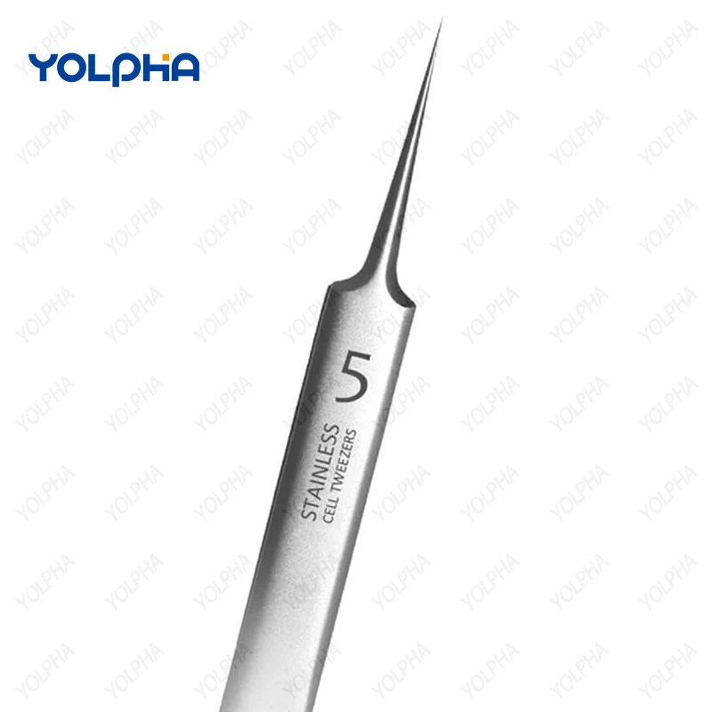 Stainless Steel Tweezers Blackhead Remover Pimple Extractor Acne Treatment Ingrown Hair Splinter Precision Tip Beauty Tool