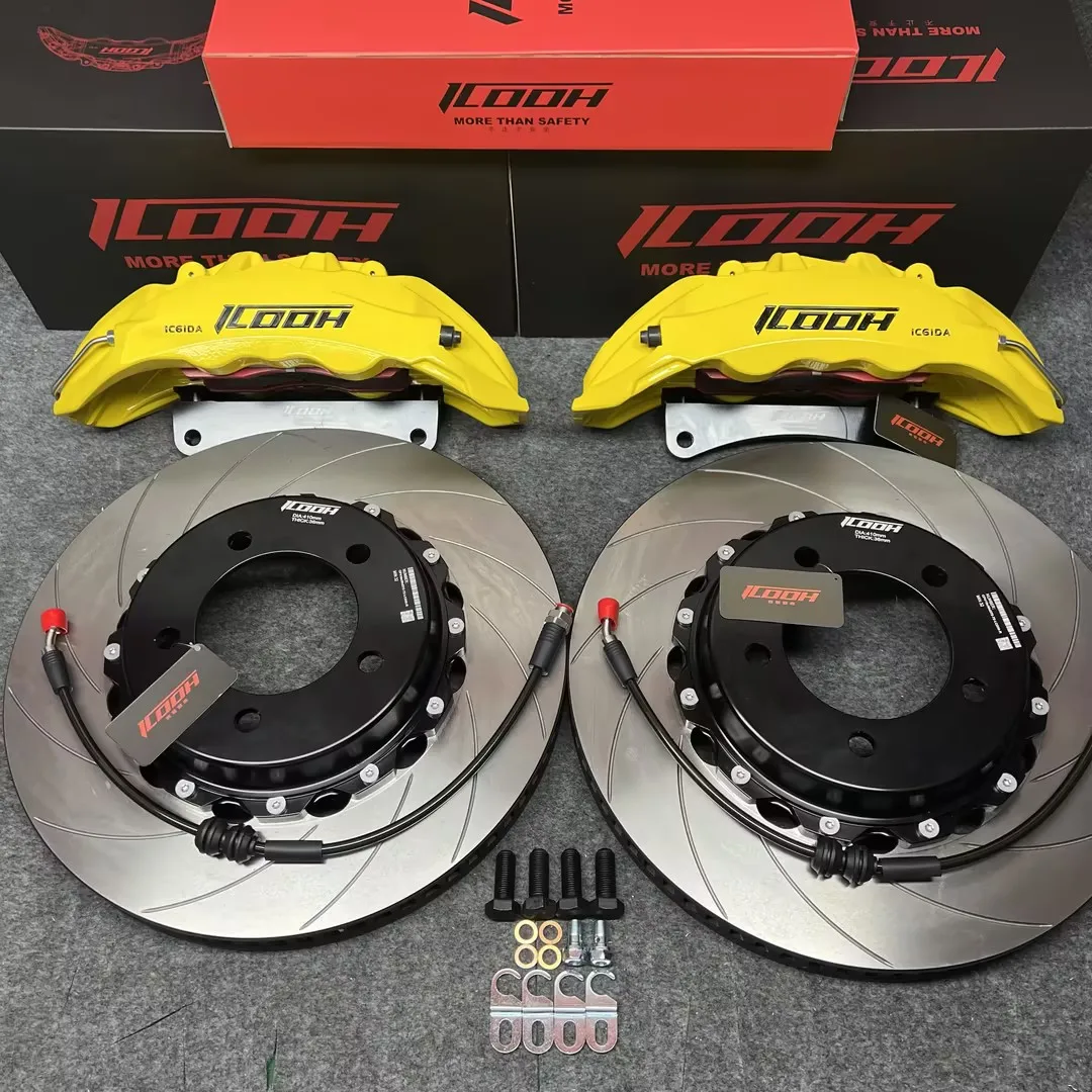 

High Quality Brake Kit Front 6 Pot Caliper with 380mm Brake Disc and Floating bolts for kia k5 2025