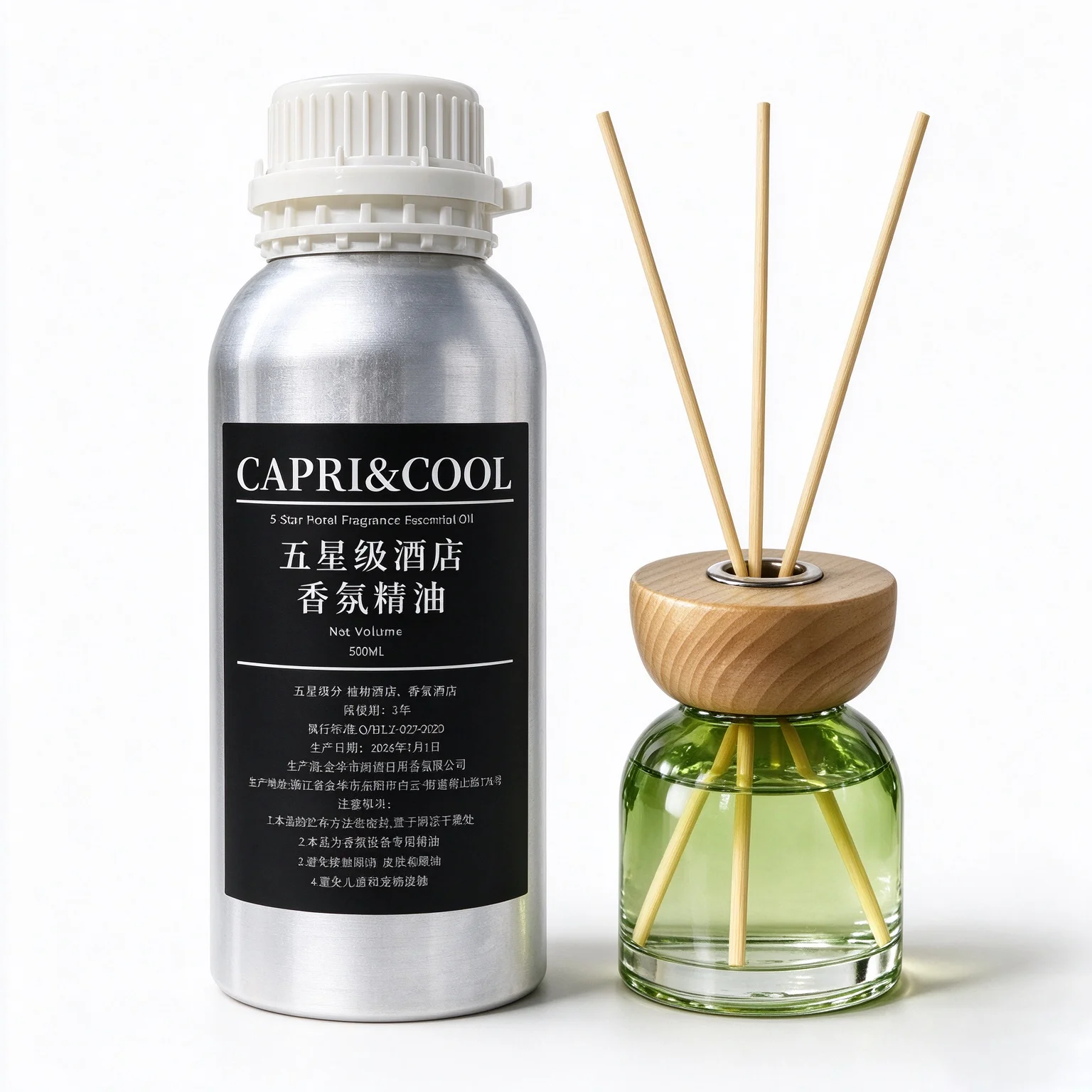 500ml 1000ml Reed Diffuser Refill Oil, Amber Sunshine Fragrance Oil, Long Lasting Hotel & Home Fragrance Supplement Liquid