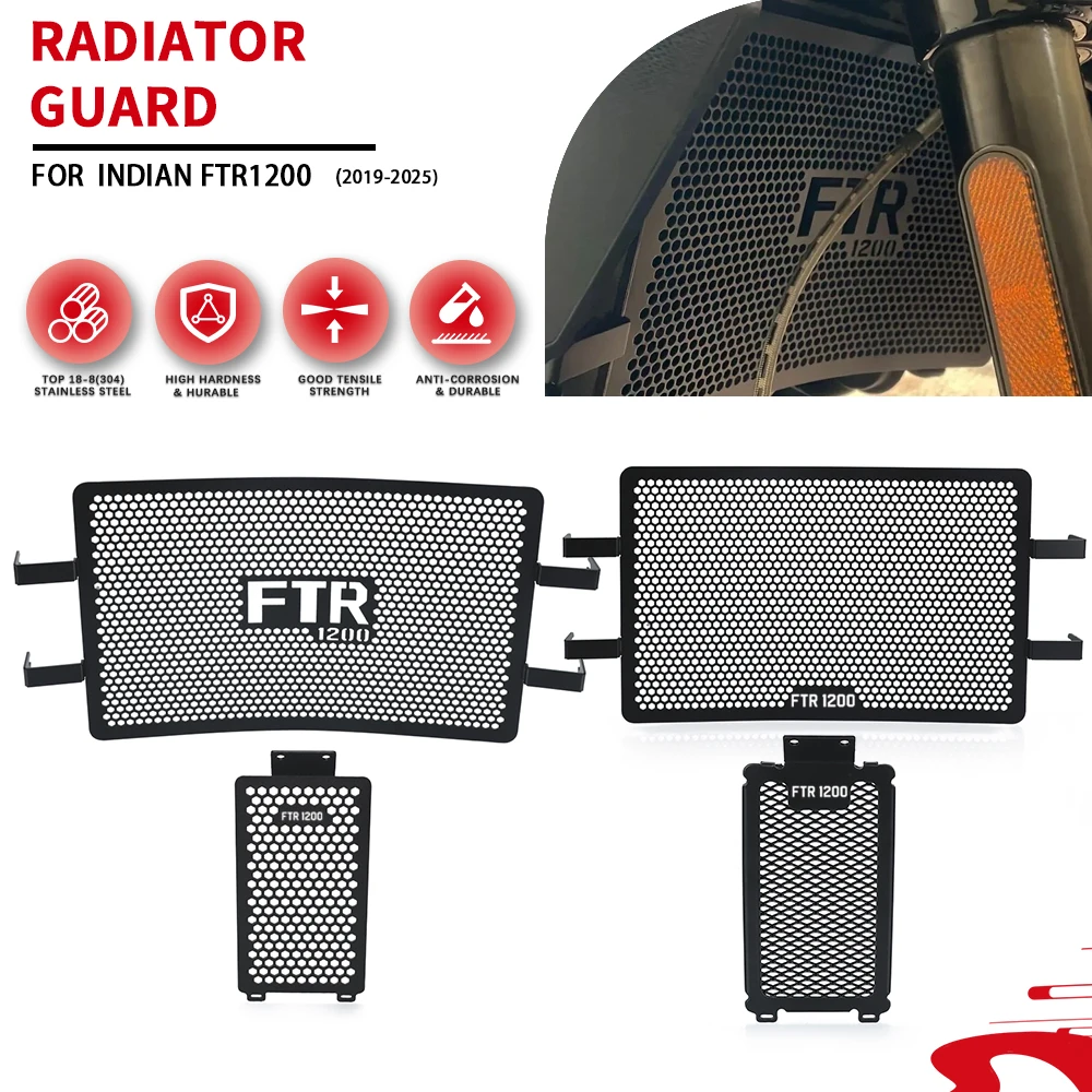 

2024 Защита радиатора для INDIAN FTR 1200 CARBON FTR1200 RALLY 2019-2025 2023 2022 2021 2020 Защитная крышка решетки радиатора