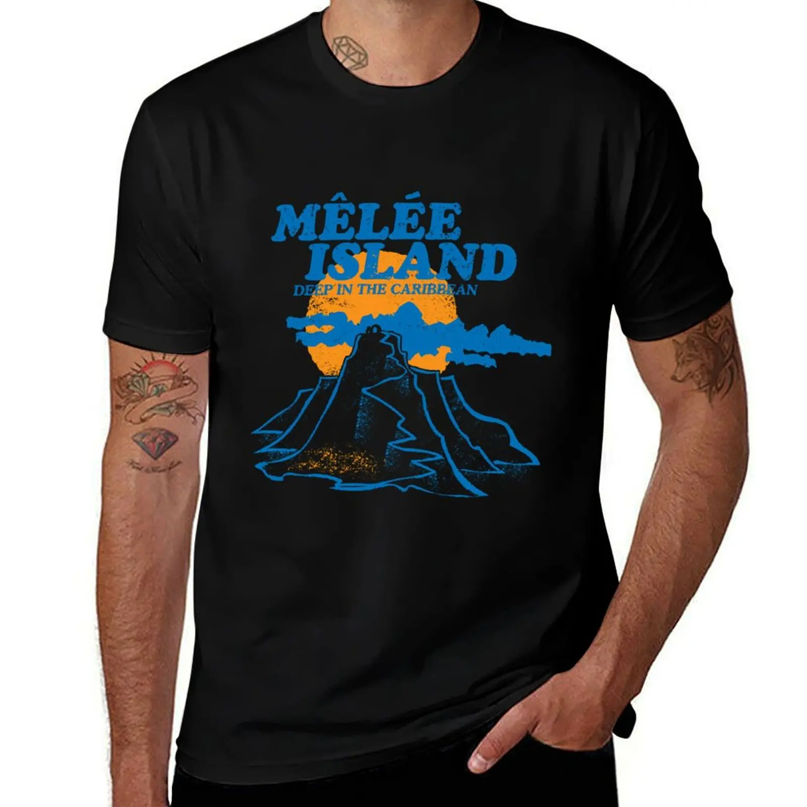 Mle Island Dark Variant T-Shirt cotton t shirts man 100% T-Shirt