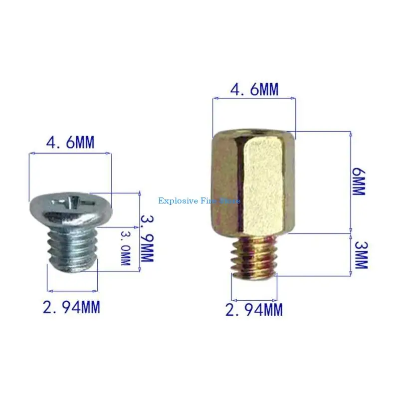 C4DB Stand Off Screw Nut Kits for Gigabyte Laptop M.2 Motherboards SSD Hard Disk