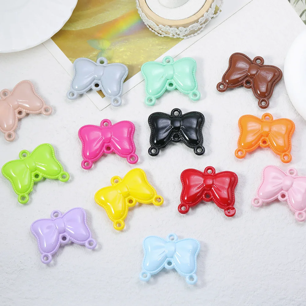 

Cordial Design 33*36MM 100Pcs DIY Connectors/Paint Effect/Hand Made/Jewelry Findings & Components/Bowknot Shape/Pendant #18606