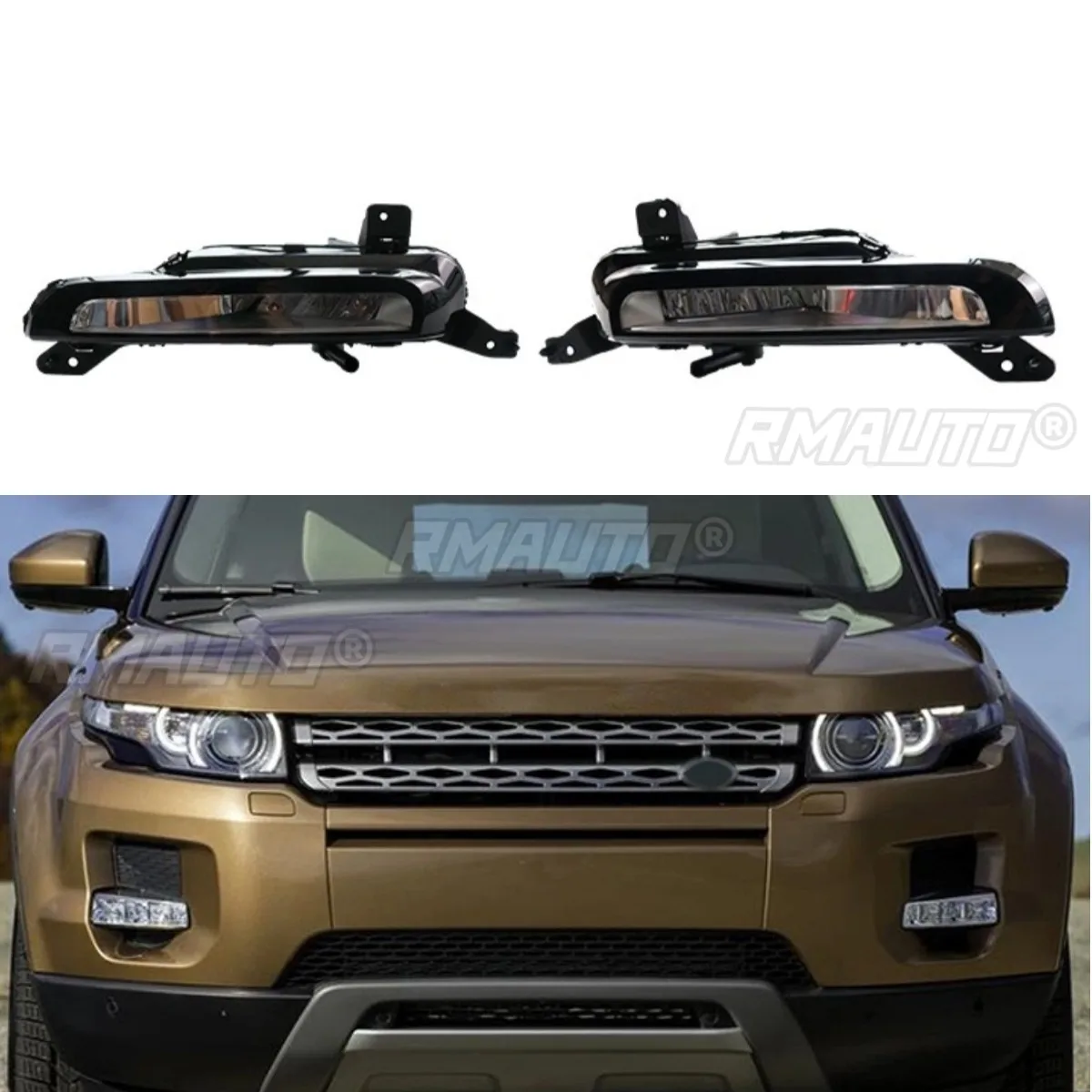 

Передние противотуманные фары, передние фары дальнего света, галогенные светодиодные лампы, внешние аксессуары для Range Rover Evoque 2016-2018, модификация, часть