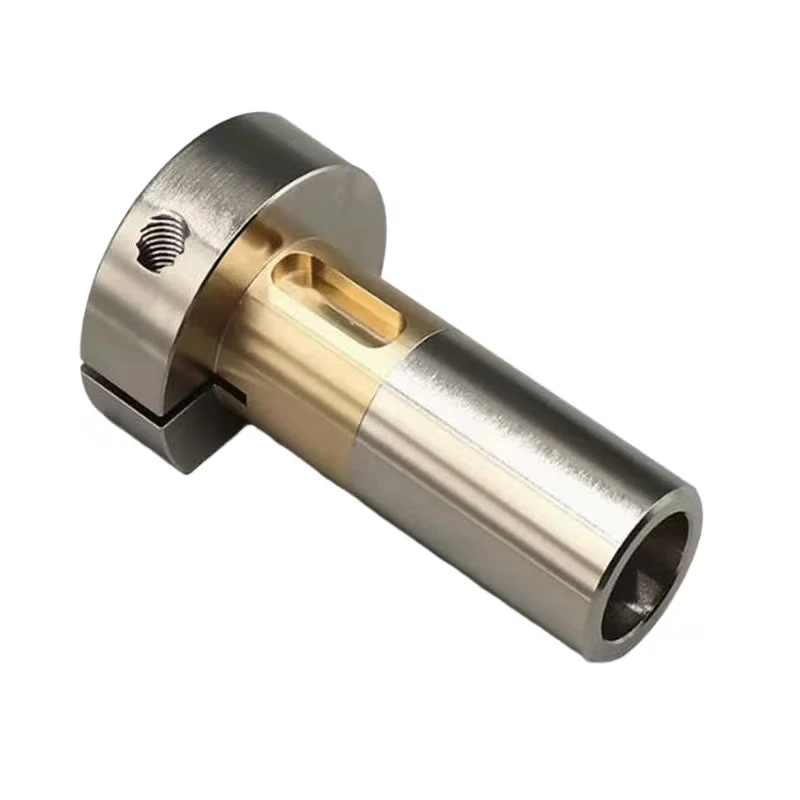 

Customized According to Drawings CNC Machine Processing Stainless Steel and Brass Composite Precision Turned Connecting Shaft
