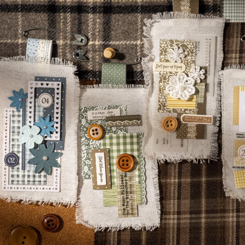 

Набор из 1/2 упаковок: Книга наклеек из кружевного материала серии «Цветочный пэчворк», 6 стилей для декора дневников, создания многослойных композиций и скрапбукинга