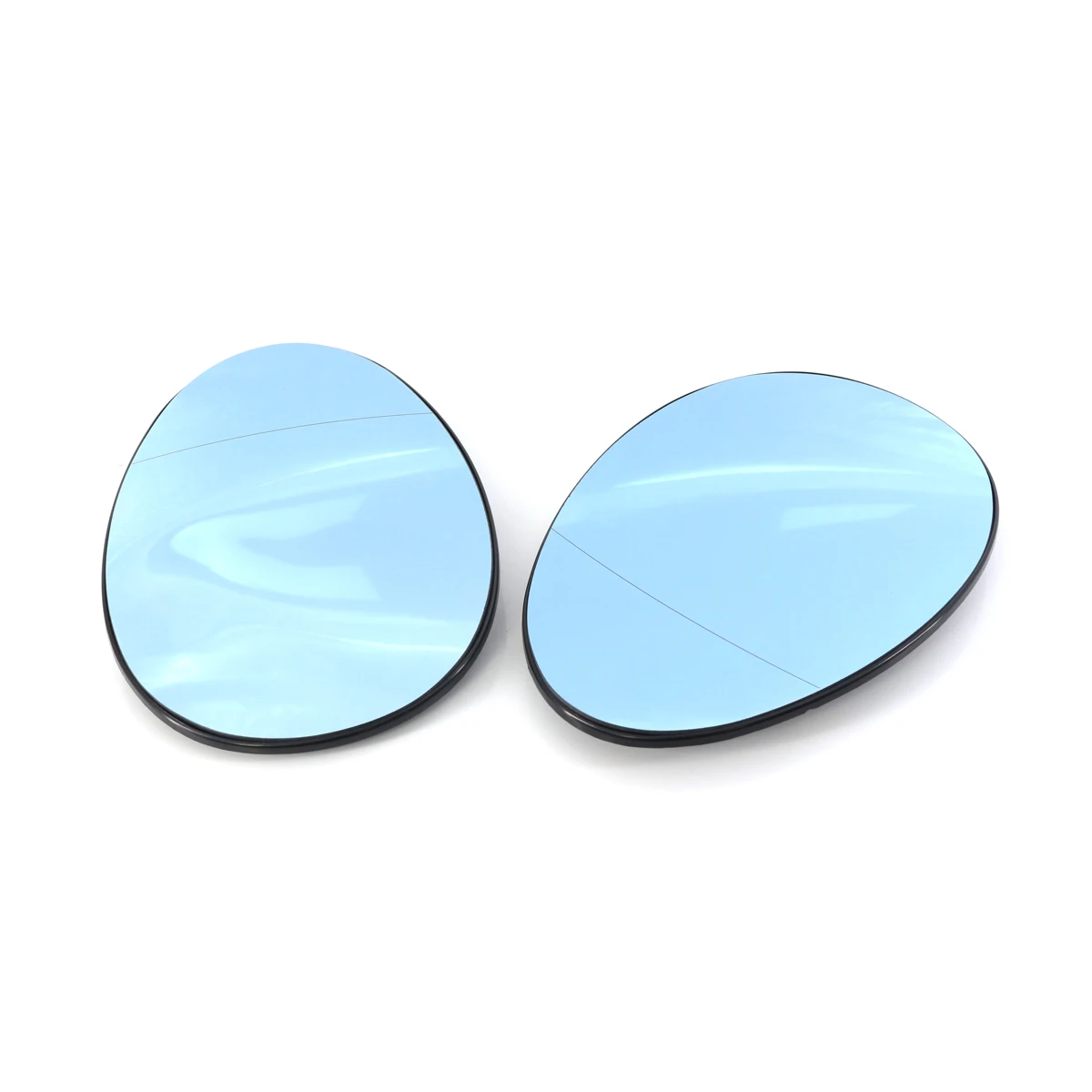 Left & Right Blue Car Side Rearview Mirror Glass Lens Heated For BMW MINI ONE/COOPER COUNTRYMAN R55 R56 R57 R58 R59 R60 R61