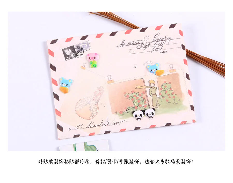 1 Stück Kawaii schöne kleine Tierschaum 3D dekorative Briefpapier Aufkleber Scrapbooking DIY Tagebuch Album Stick Label – Detail 18