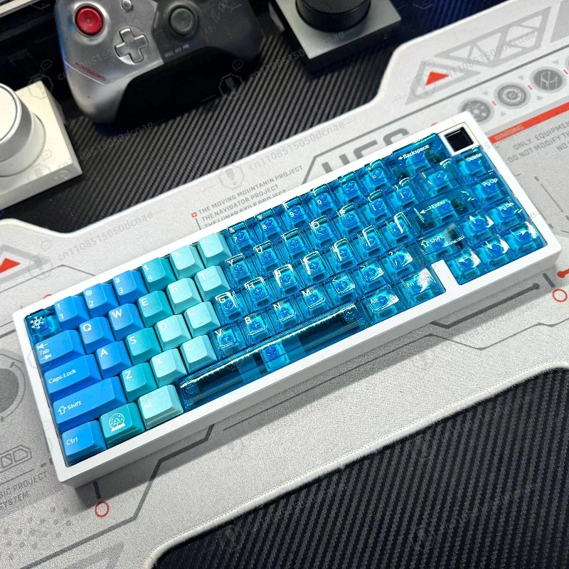 

Комплект кейкапов Snow Mountain: PBT сублимация + PC с тампонной печатью, оригинальная заводская высота, Meijia Lion