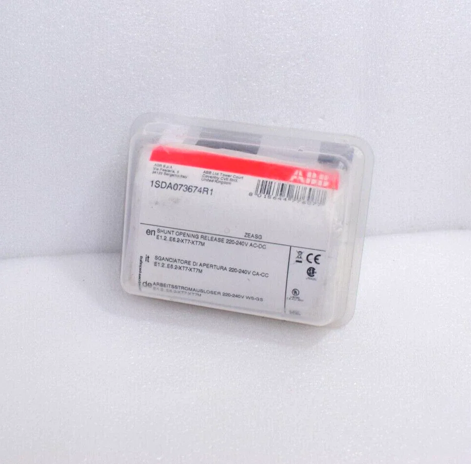 YO E1.2..E6.2-XT7-XT7M 220-240VAC/DC 10146824 1SDA073674R1 SHUNT OPENING RELEASE