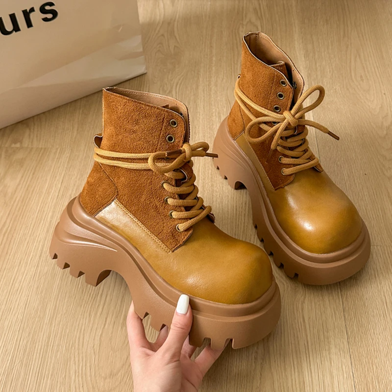 

Женские ботильоны на плоской подошве, модная спортивная обувь на платформе, платье, повседневные дизайнерские зимние ботинки, новинка 2023 года, Goth Mujer Chelsea Botas