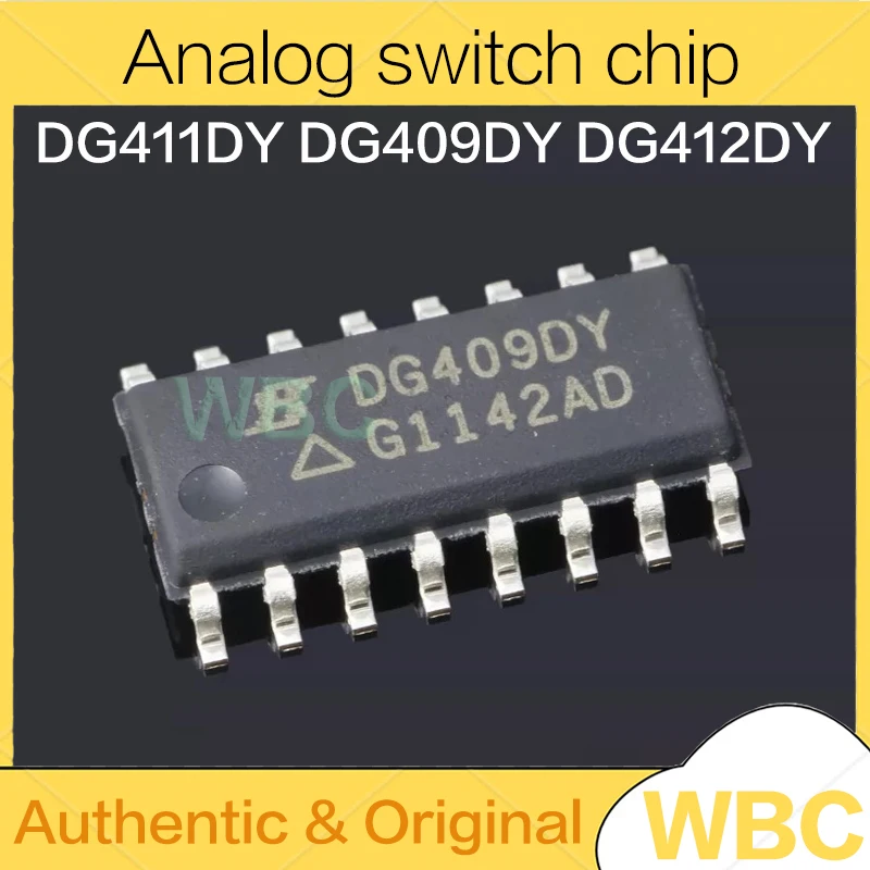 10Pcs/Lot DG411DYZ DG411DY DG409DY DG412DYZ DG412DY SOP-16 Analog Switch Chip new original