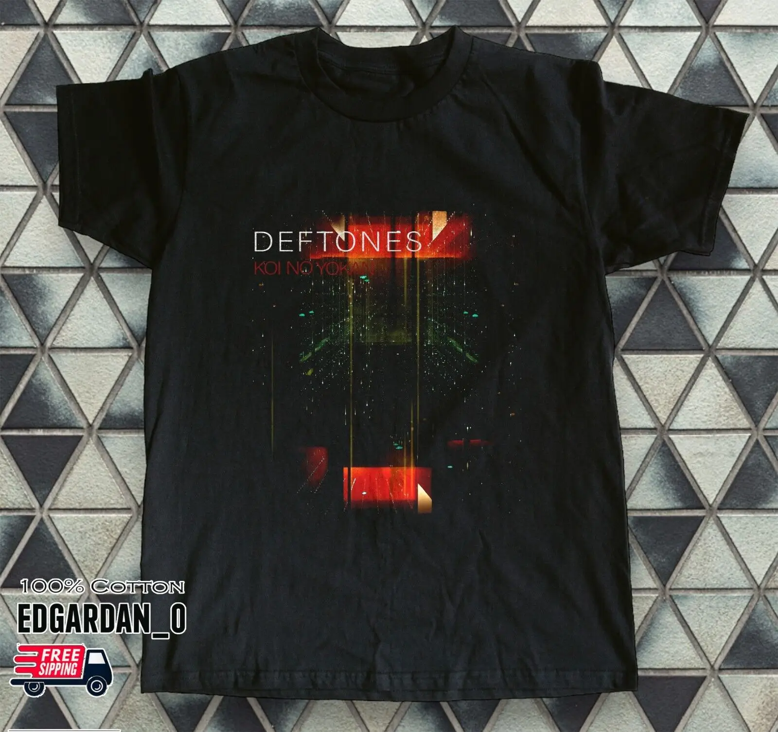 Deftones Koi No Yokan Tour 2013 Black T-Shirt Size S-5XL