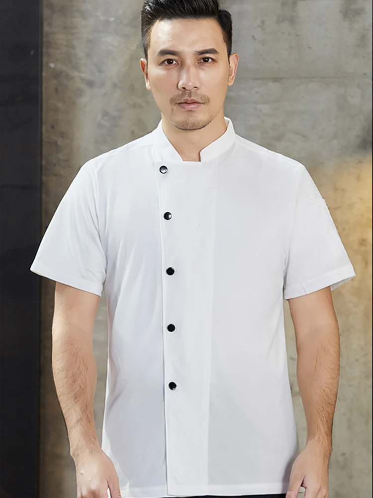 Uniforme de chef pizza pour hommes et femmes, vêtements de travail, restaurant, salopette d'hôtel, veste de cuisine attribuable, Chamonix 73