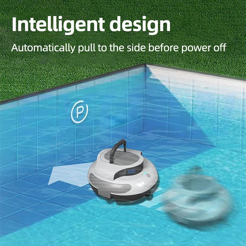 Wireless Swimming Pool Suction Machine Fully Automatic Cleaning Robot Filtering Equipment Underwater Fish Pool Vacuum Cleaner